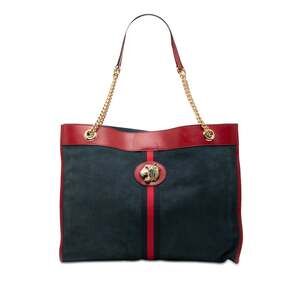 Gucci Rajah Chain Tote Suede Large #245394G12B